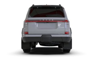 Lexus GX 550 Mud Flap - Rally Armor - UR Black with Silver Logo - Black - `24-`25